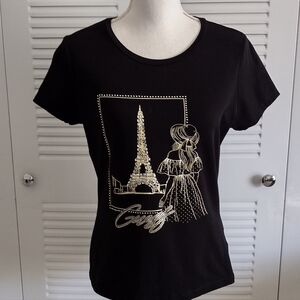 - GUESS LETICCIA PATIS GIRL T- SHIRT SIZE : XL (GIRL'S SIZE )
